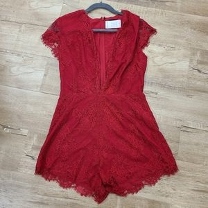 NBD lace romper